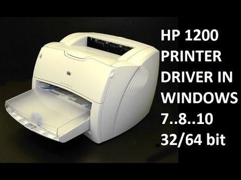 hp laserjet 1100 printer drivers for windows 7 free download